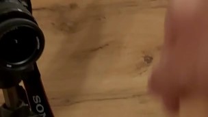 Working on a new video. Anal masturbation with dildo