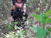 Наш секс в лесу сняла на камеру подруга, которая нас случайно застукала - lesbian_illusion 10/16