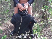 Наш секс в лесу сняла на камеру подруга, которая нас случайно застукала - lesbian_illusion 14/16