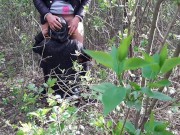 Наш секс в лесу сняла на камеру подруга, которая нас случайно застукала - lesbian_illusion 7/16