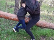 Кончаем в одежде на бревно - lesbian_illusion