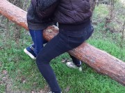 Кончаем в одежде на бревно - lesbian_illusion 11/16