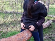 Кончаем в одежде на бревно - lesbian_illusion 15/16