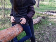 Кончаем в одежде на бревно - lesbian_illusion 16/16