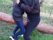 Кончаем в одежде на бревно - lesbian_illusion 6/16