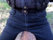 Кончаю в одежде на бревно - IkaSmokS 13/16