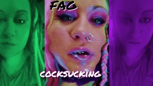 BECOME A LITTLE FAGGOT BITCH FOR THE SHEMALE WATCH AT YOUR OWN RISK