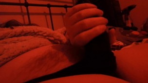 Slowly Jerking My Big Black Cock - Short, Sensual, Strapon Jerk