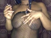 Human ashtray gets teased by milf smoker 4/16