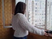 depraved girl missed the penis and decided to call for help from a passer-by 2/16