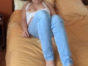 EROTIC AND EXCITING CLIPS OF MY 58-YEAR-OLD HAIRY WIFE, LATINA, EXHIBITIONIST