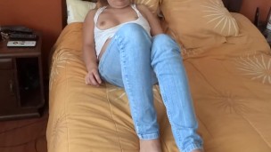 EROTIC AND EXCITING CLIPS OF MY 58-YEAR-OLD HAIRY WIFE, LATINA, EXHIBITIONIST