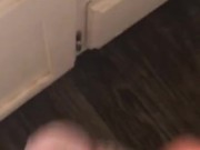 Guy jerking his dick