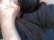 Секс на свежем воздухе больше вставляет, кончаю в рот, часть 2 - lesbian_illusion 6/16