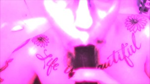 Trans Man With Big Neon Lips Does POV Blowjob Psychedelic Erotic Horror Fantasy