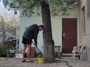 Under a flowering pear 7/16