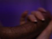 Licorne Lor - Amateur smoking weed while sucking dick and giving a creampie oral cum 13/16