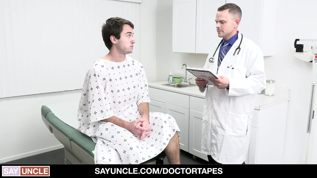 Gay boy vists the doctor to get help with his erection - RedTube
