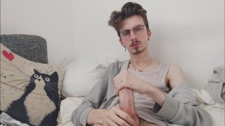 Jerking off alone