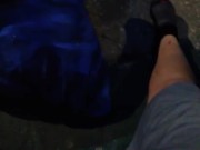 Jerkin off outside  - Screenshot 6 of 16 - White Guy
