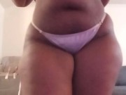 Ebony Bbw in thong twerk 14/16