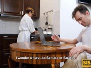 SISPORN After a blowjob blonde girl has vaginal sex with stepbrother 8/16