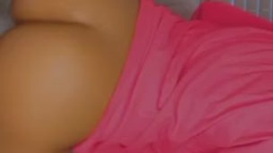 Lightskin twerking with underwear off 