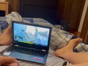 Massive cumshot on JerkMate 