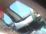 CarDate Fun With StacyRed!!!! Don’t try this at home he almost set my dreads on fire 😭😂 1/16