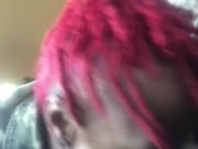 CarDate Fun With StacyRed!!!! Don’t try this at home he almost set my dreads on fire 😭😂 13/16