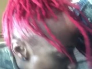 CarDate Fun With StacyRed!!!! Don’t try this at home he almost set my dreads on fire 😭😂 7/16