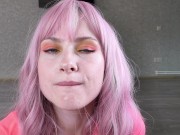 POV Girl Blowjob and Handjob Cock after Work - Cum Swallow 15/16