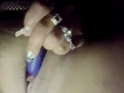 Latina masturbating