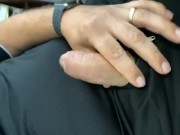 Uncut dick getting hard. Uncircumcised