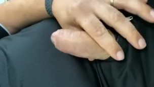Uncut dick getting hard. Uncircumcised