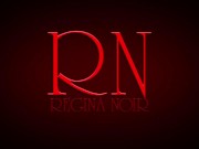 Regina Noir Housewife stripping at the kitchen desk 1/16