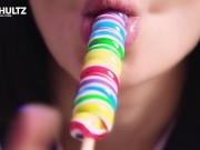 Japanese schoolgirl gets horny from lollipops and has a crazy orgasm - lizashultz 3/16