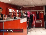 Intense sex with Gorgeous Cougar in the middle of a sex shop 4/16