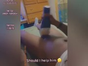 Playing with my NEW toy she decided to join 5/16