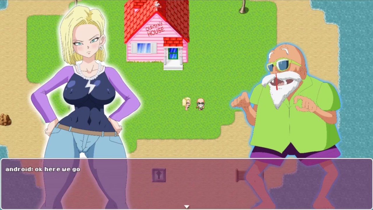 Android Quest For The Balls - Dragon Ball Part 6 - Master And Android 18 - Free Sex Video - RedTube
