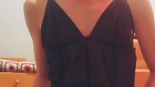 Cutie femboy is a big tease 