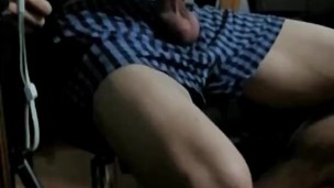 Recording jerking off in front of the mirror