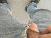 Parking lot pee