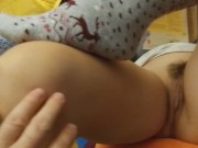 Vaginal Ping Pong while reading a book # Three small balls inside n out 1/16