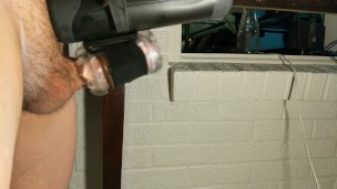 Fleshlight Launch under table handy
