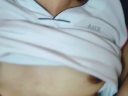 วันนี้น้องน้ำมานอนที่บอกว่าคิดถึงอยากนอนกอดสรุปไม่ใช่แค่กอด ได้เย็ดก่อนนอนไปน้ำนึง เสียงไทย 15/16