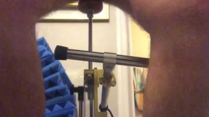 Straight male tries fucking machine
