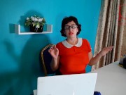 SEXRETARY Secretary masturbates her pussy Camera in office 2/16