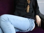 schoolgirl fingering pussy and getting a double orgasm 4/16