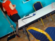 SEXRETARY Secretary shows pussy The boss shoots a naked secretary on video 15/16